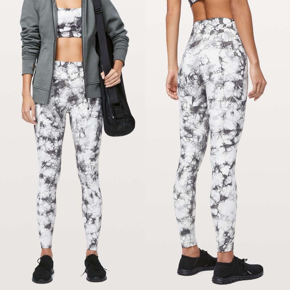 NWT Lululemon Wunder Under Hi-Rise 28” Shibori Tight